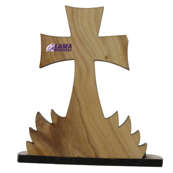 Cross on Stand with Soil - Image 2