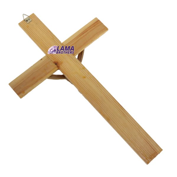 Cross with Olive Wood Crucifix - Image 2