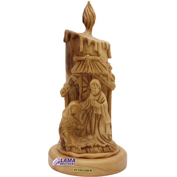 Holy Family inside Candle Figure