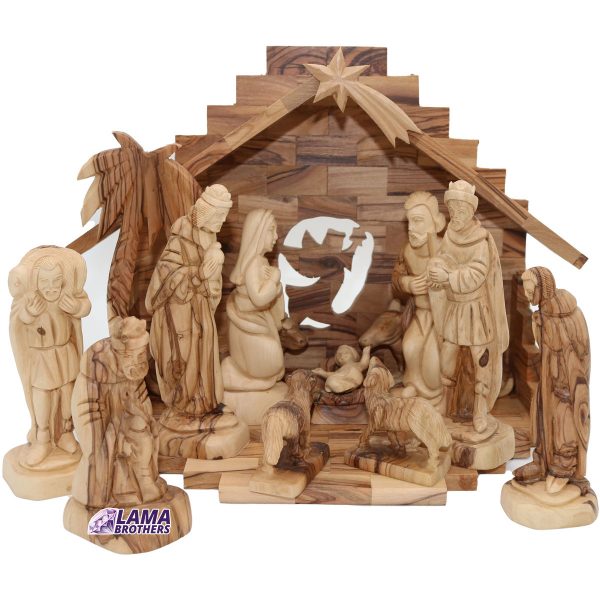 Nativity Set with non build-in Figures