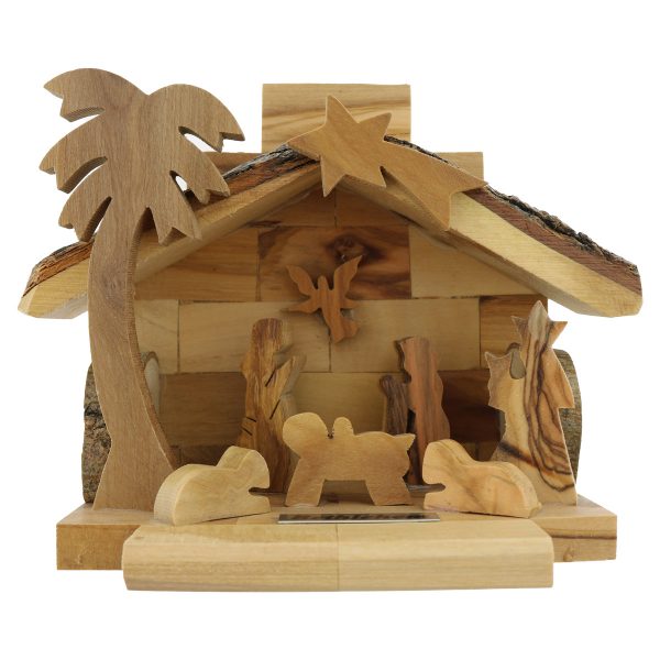 Nativity Set (Natural Wood)