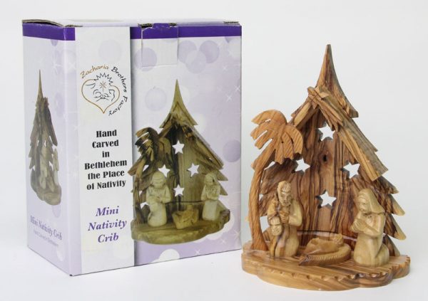 Nativity Set With Glued Figures