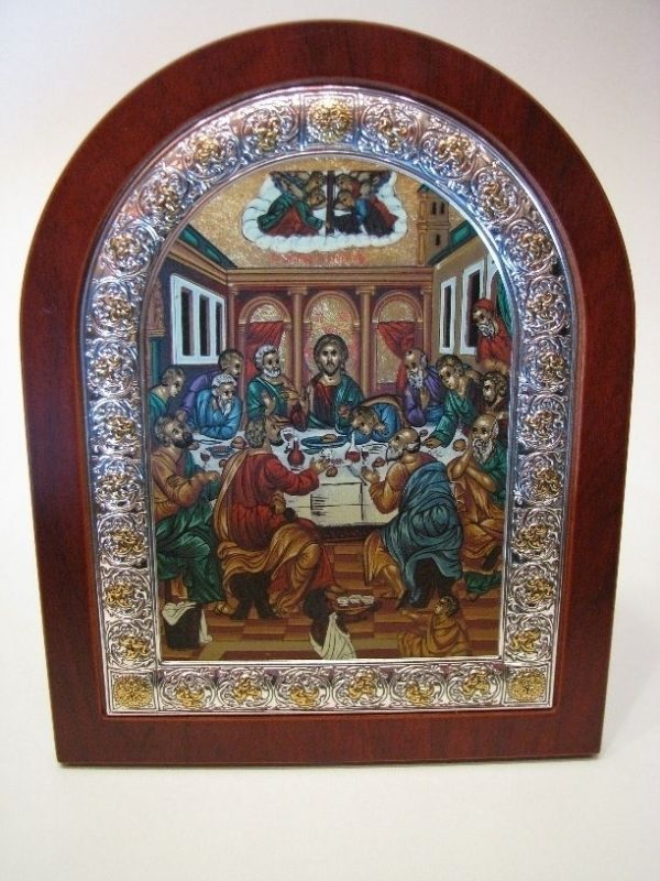 Last Supper - silver and gold plated