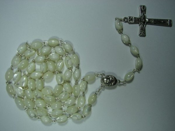 Mother of Pearl Rosary (length 62.5)