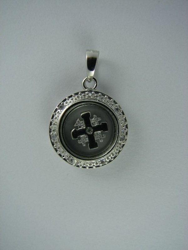 Rotating Jerusalem Cross Pendant