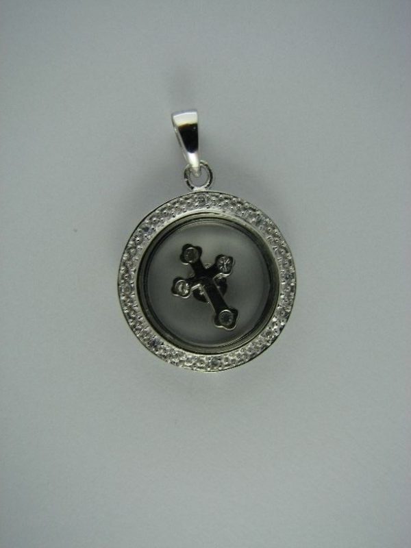Rotating Cross Pendant
