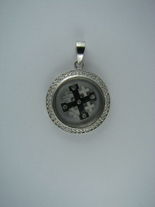 Rotating Jerusalem Cross Pendant
