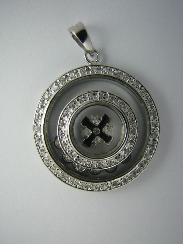 Rotating Jerusalem Cross Pendant