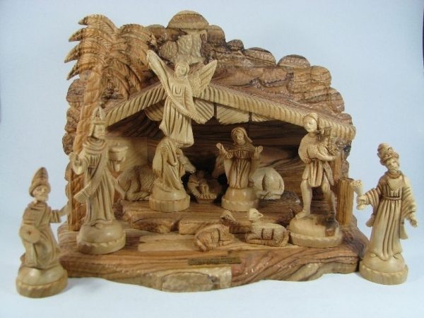 Nativity Set with non build-in Figures