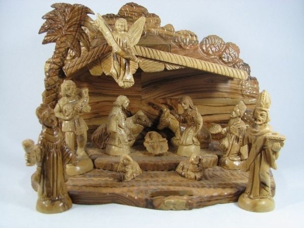 Nativity Set with non build-in Figures