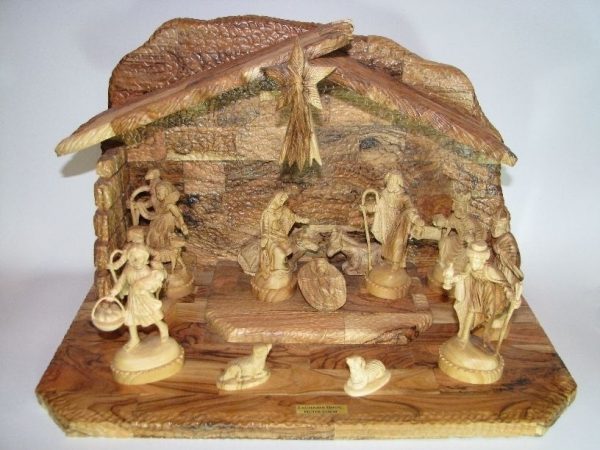 Nativity Set with non build-in Figures