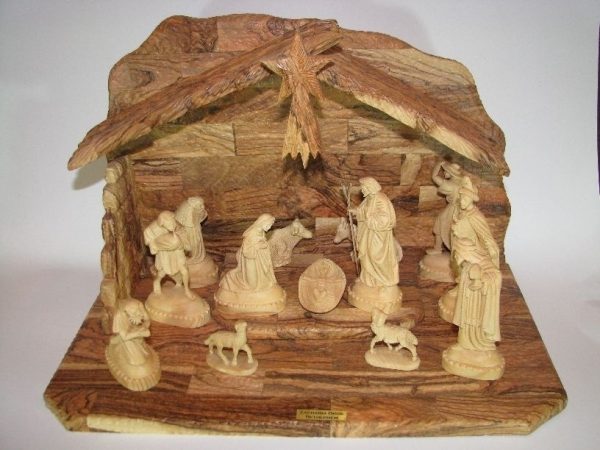 Nativity Set with non build-in Figures