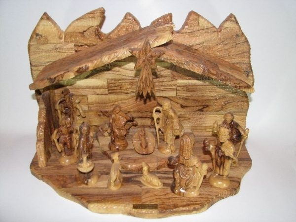 Nativity Set with non build-in Figures