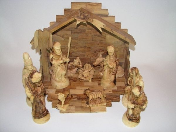 Nativity Set with non build-in Figures