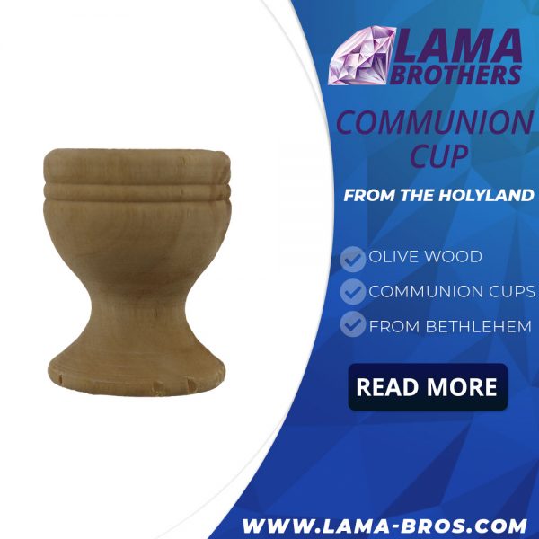 Olive Wood Communion Cup