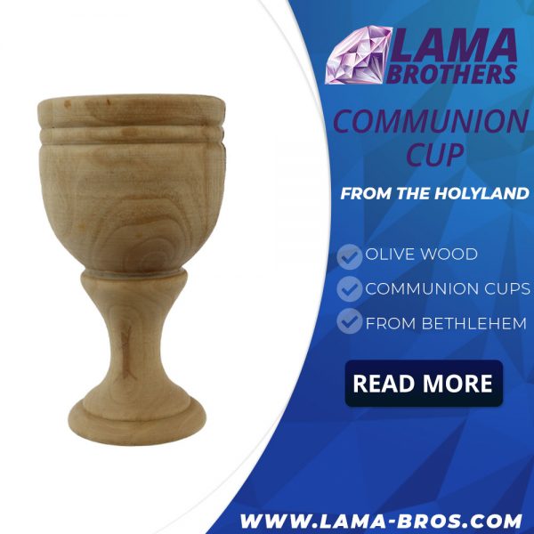 Olive Wood Communion Cup