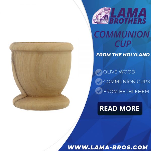 Olive Wood Communion Cup