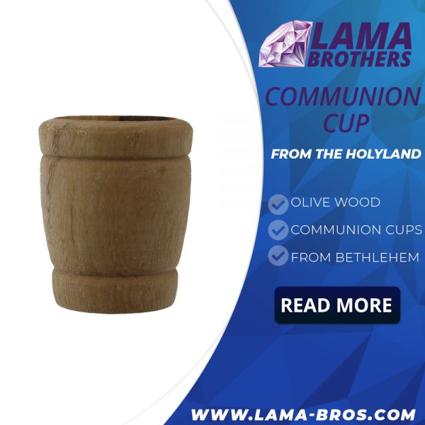 Olive Wood Communion Cup