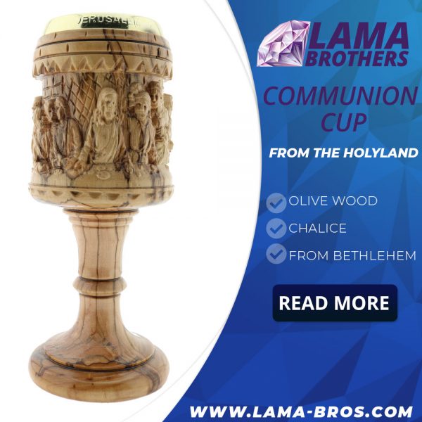 Olive Wood Chalice