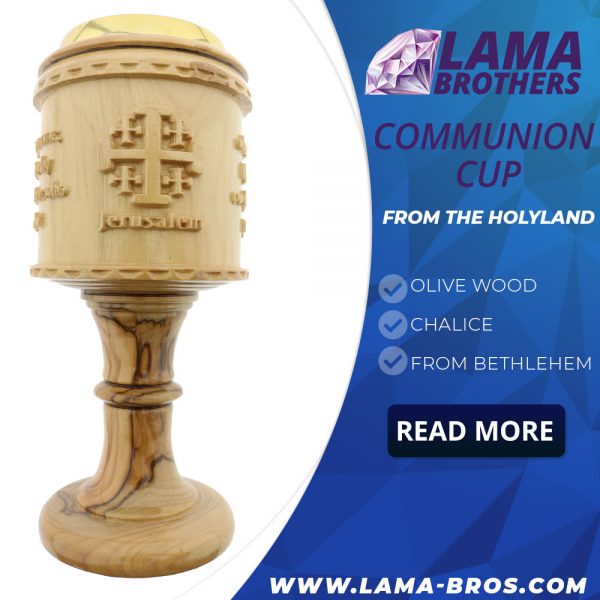 Olive Wood Chalice