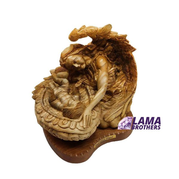 Guardian Angel Olive Wood