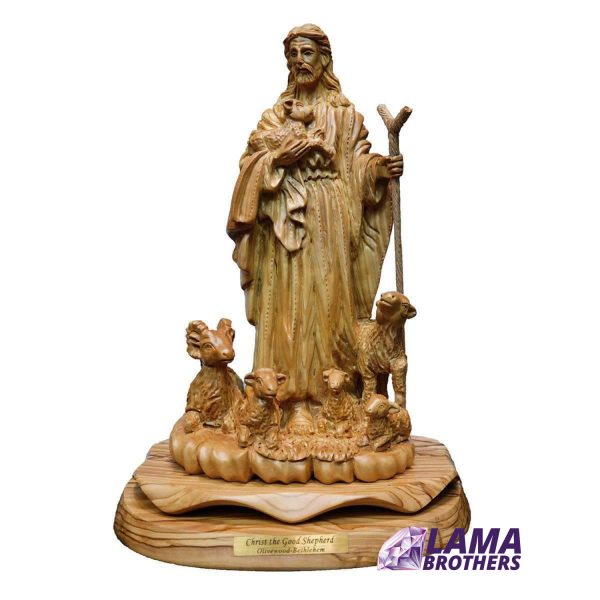 The Good Shepherd Olive Wood