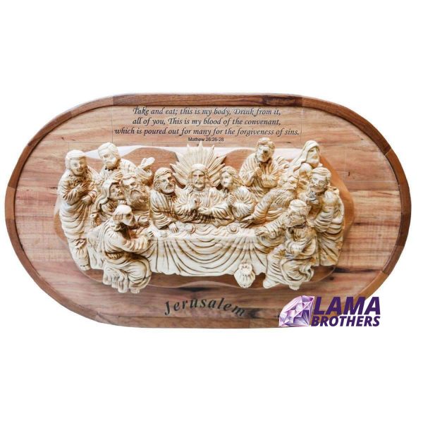 Olive Wood The Last Supper Statue