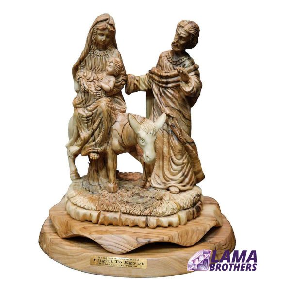 Flight to Egypt Olive Wood