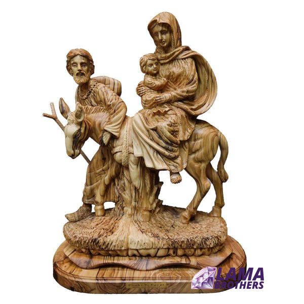 Flight to Egypt Olive Wood