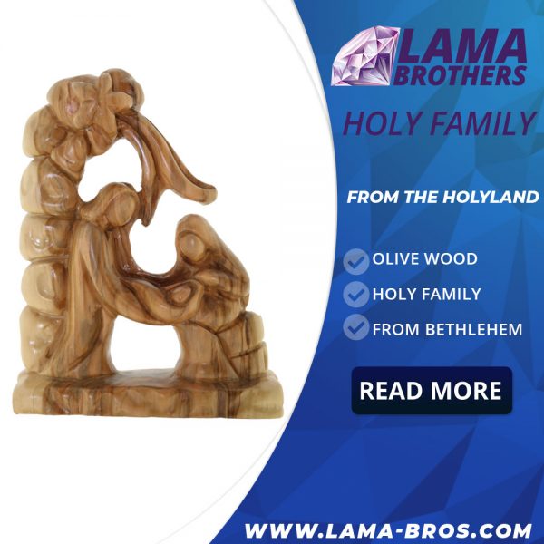 Olive Wood Holy Family