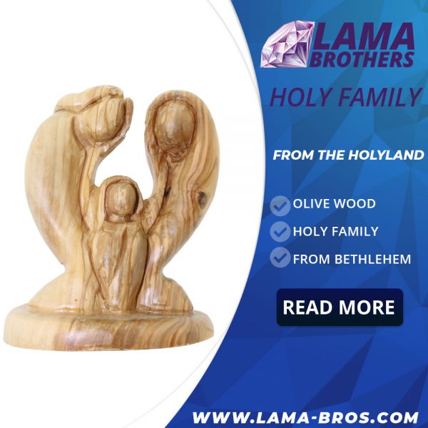 Olive Wood Holy Family
