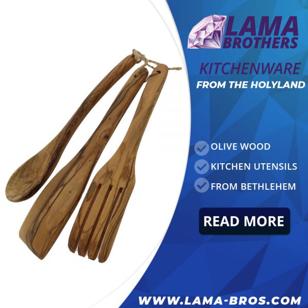 Olive Wood Kitchen Utensils