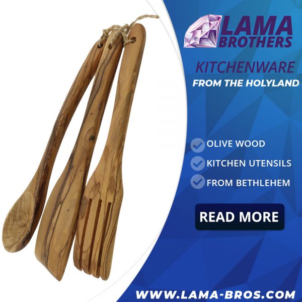 Olive Wood Kitchen Utensils