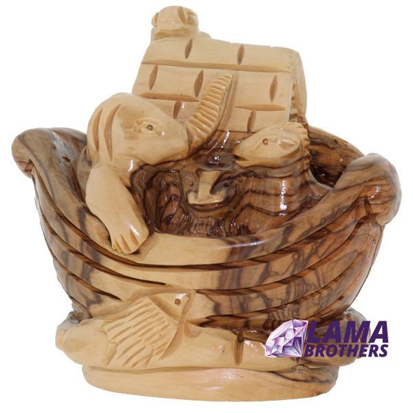 Olive Wood Noah's Ark - Image 4