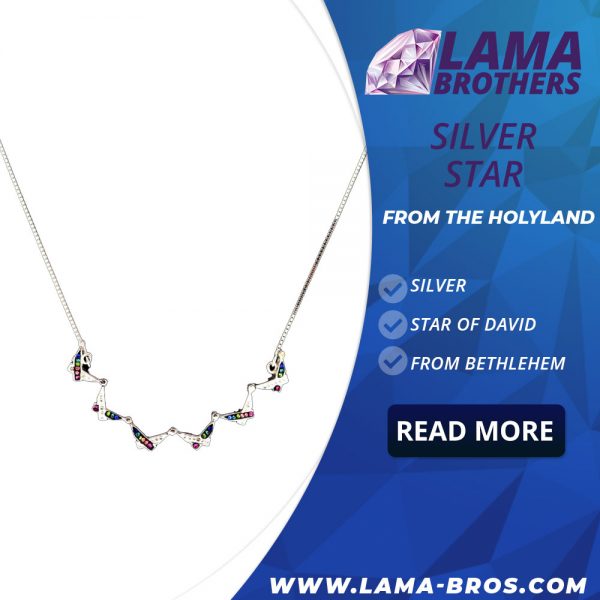 King David Star Open Silver Pendant