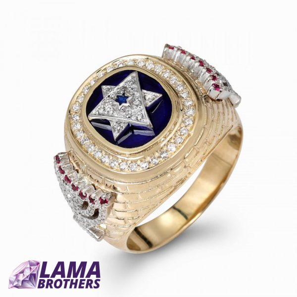 Anbinder Jewelry Luxurious Two-Toned 14K Gold Ring