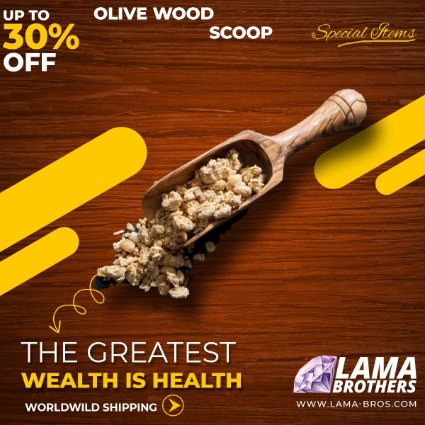 Olive Wood Scoop