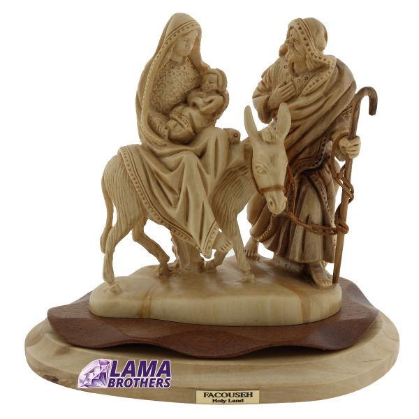Flight to Egypt Olive Wood