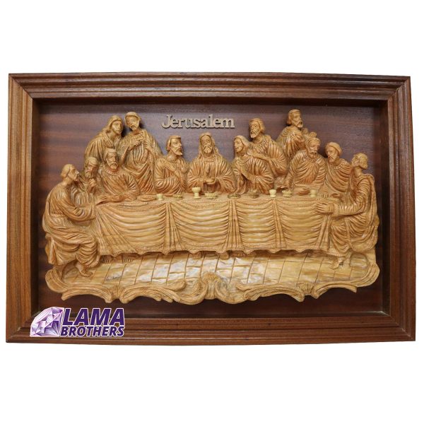 The Last Supper Olive Wood Wall Hanging
