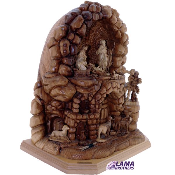 Nativity Scene Olive Wood Zacharia Brothers Bethlehem - Image 2