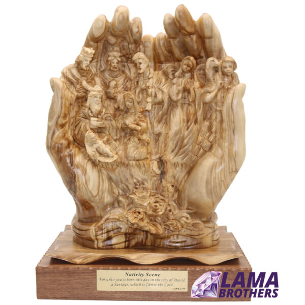 Olive Wood Nativity Scene
