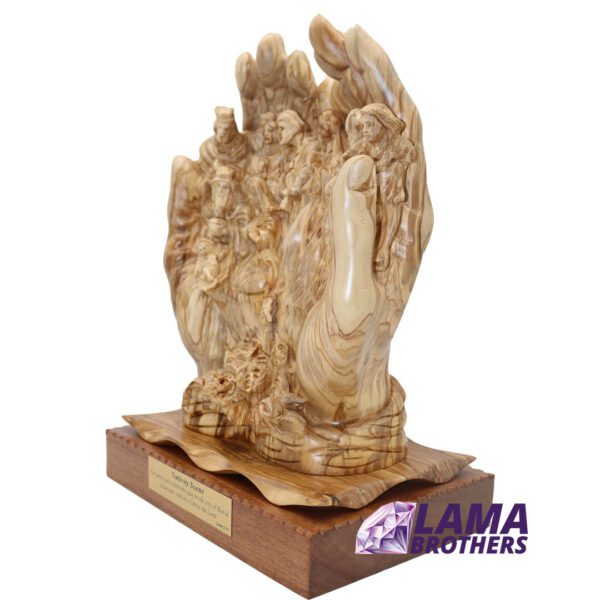 Olive Wood Nativity Scene - Image 3