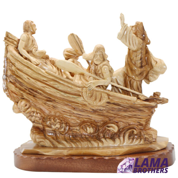 Olive Wood Jesus Calms The Storm