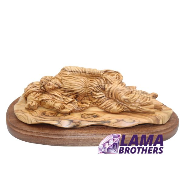 Sleeping Saint Joseph Olive Wood Statue