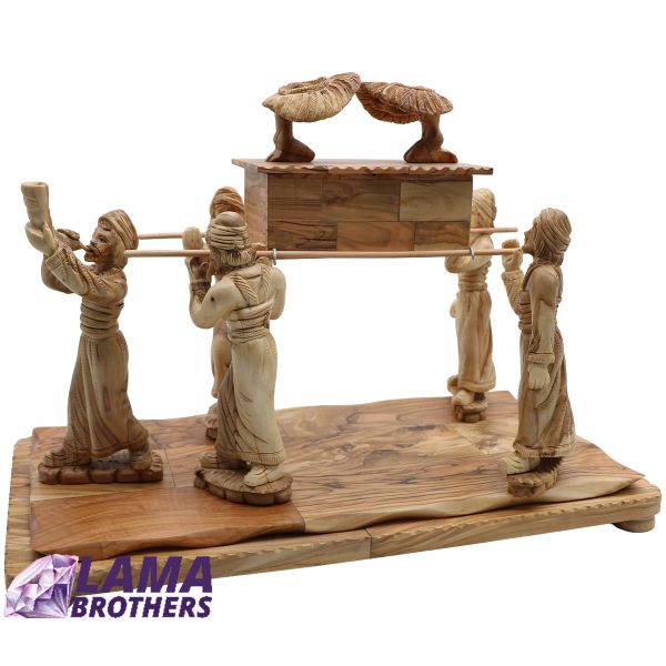 The Ark of the Covenant Procession - Hand-Carved Olive Wood - Image 2