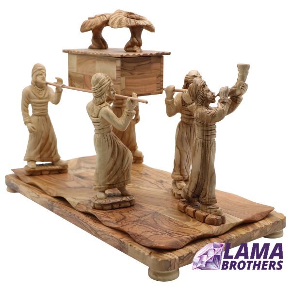 The Ark of the Covenant Procession - Hand-Carved Olive Wood